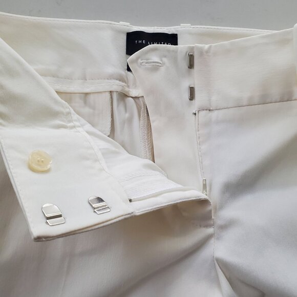 New With Tags Limited Drew Fit White/Off White Stretch Wide Belt Loop Pants  12 - Picture 4 of 15